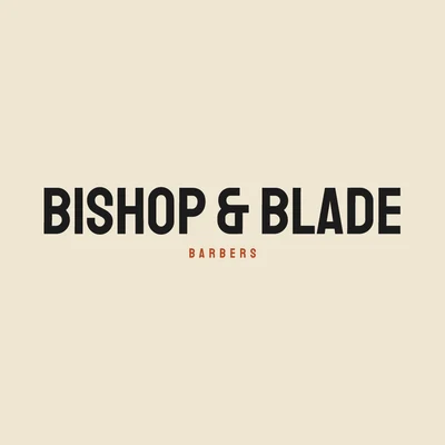 Bishop & Blade — barber shop logo design
