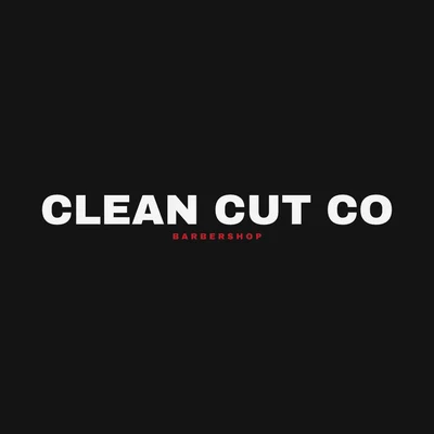 Clean Cut Co — barber shop logo design