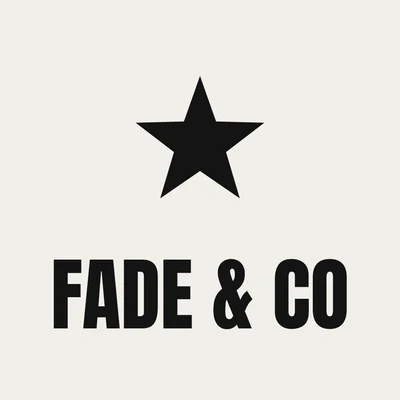 Fade & Co — barber shop logo design