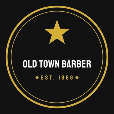 Old Town Barber — barber shop logo design