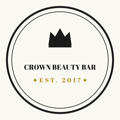 Crown Beauty Bar — beauty salon logo design