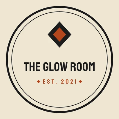 The Glow Room — beauty salon logo design