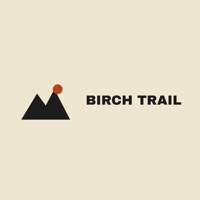 Birch Trail — camp logo design