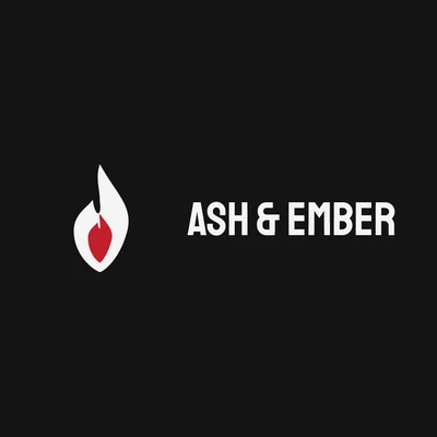 Ash & Ember — clothing brand logo design