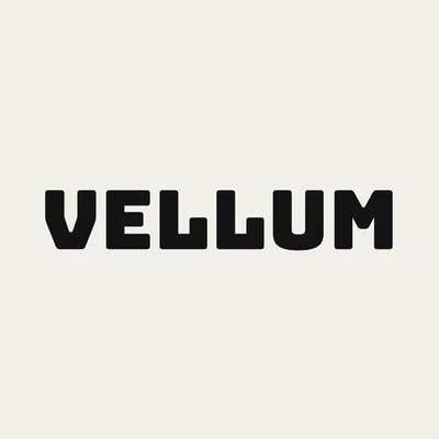 Vellum — clothing brand logo design