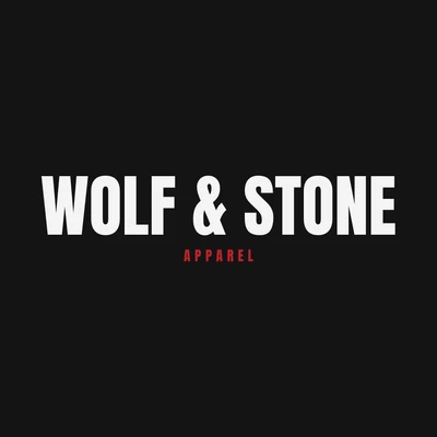 Wolf & Stone — clothing brand logo design