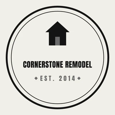 Cornerstone Remodel — construction company logo design