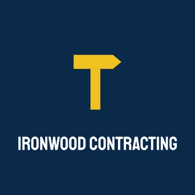 Ironwood Contracting — construction company logo design
