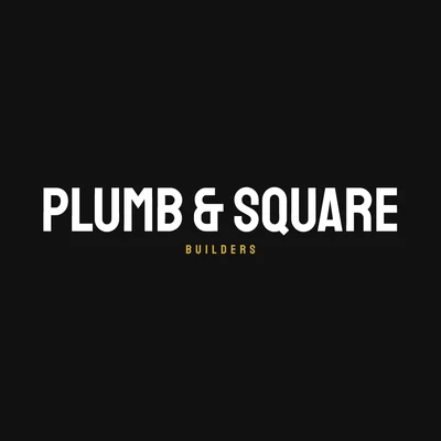 Plumb & Square — construction company logo design
