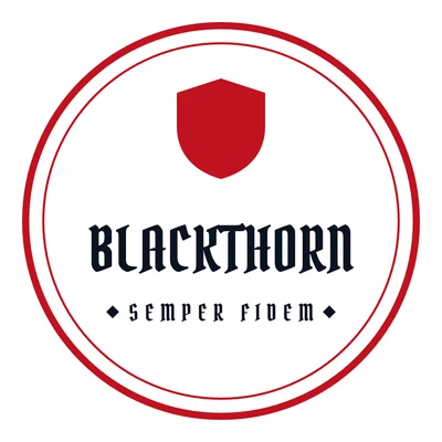 Blackthorn — coat of arms crest logo design