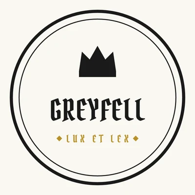 Greyfell — coat of arms crest logo design