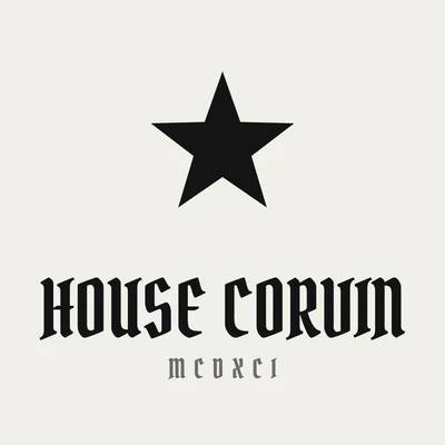 House Corvin — coat of arms crest logo design