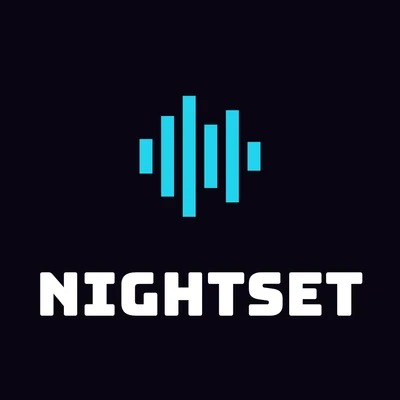Nightset — DJ logo design