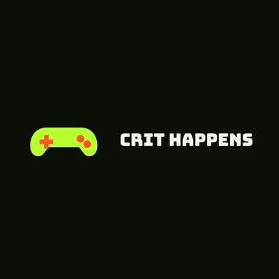 Crit Happens — gaming logo design