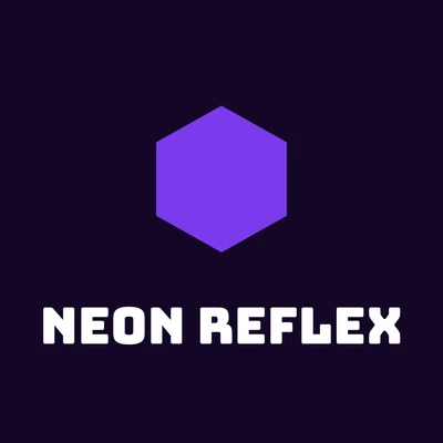 Neon Reflex — gaming logo design