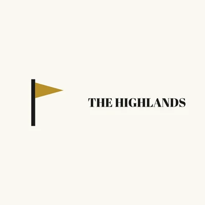 The Highlands — golf club logo design