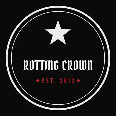 Rotting Crown — death metal band logo design