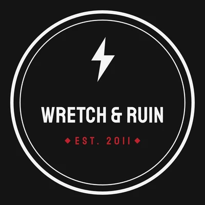 Wretch & Ruin — death metal band logo design