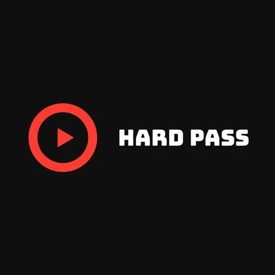 Hard Pass — podcast logo design