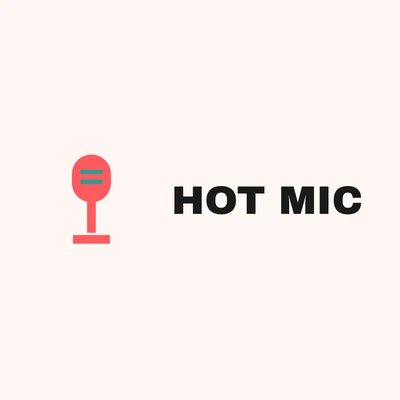 Hot Mic — podcast logo design