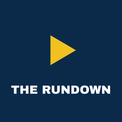 The Rundown — podcast logo design