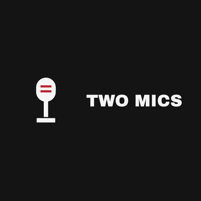 Two Mics — podcast logo design