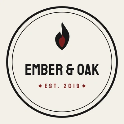 Ember & Oak — restaurant logo design