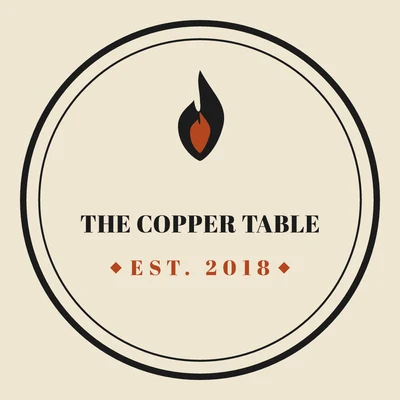 The Copper Table — restaurant logo design