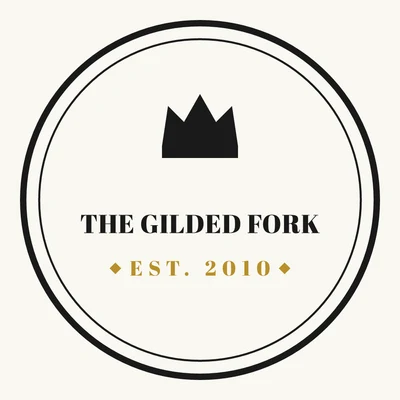 The Gilded Fork — restaurant logo design