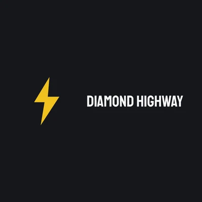 Diamond Highway — rock band logo design
