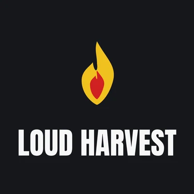 Loud Harvest — rock band logo design
