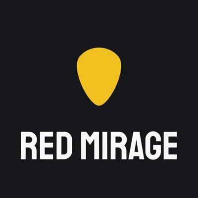 Red Mirage — rock band logo design
