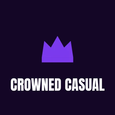 Crowned Casual — Twitch channel logo design