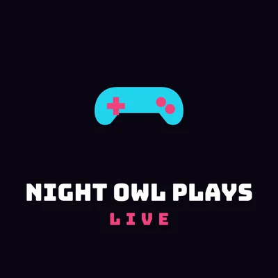 Night Owl Plays — Twitch channel logo design