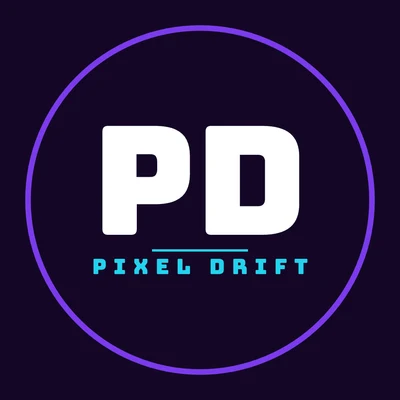 Pixel Drift — Twitch channel logo design