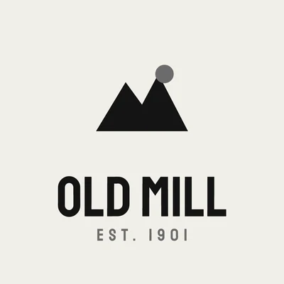 Old Mill — vintage logo design
