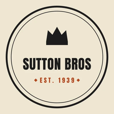 Sutton Bros — vintage logo design