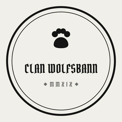 Clan Wolfsbann — Wappen Vorlage, mit dem Wappen Generator erstellt